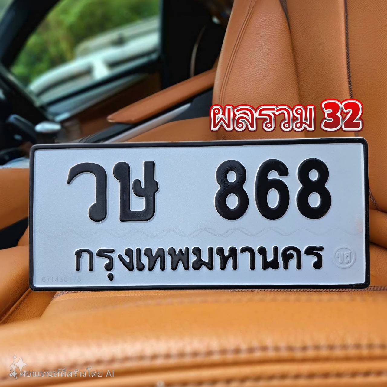 ทะเบียนรถ 868