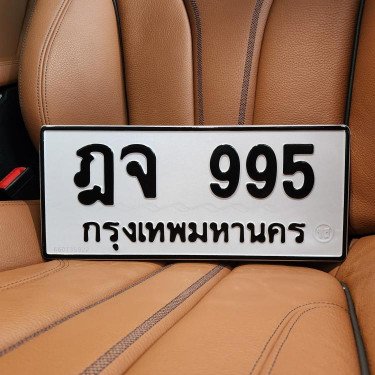 ภาพป้ายทะเบียน ฎจ 995 ของจริง