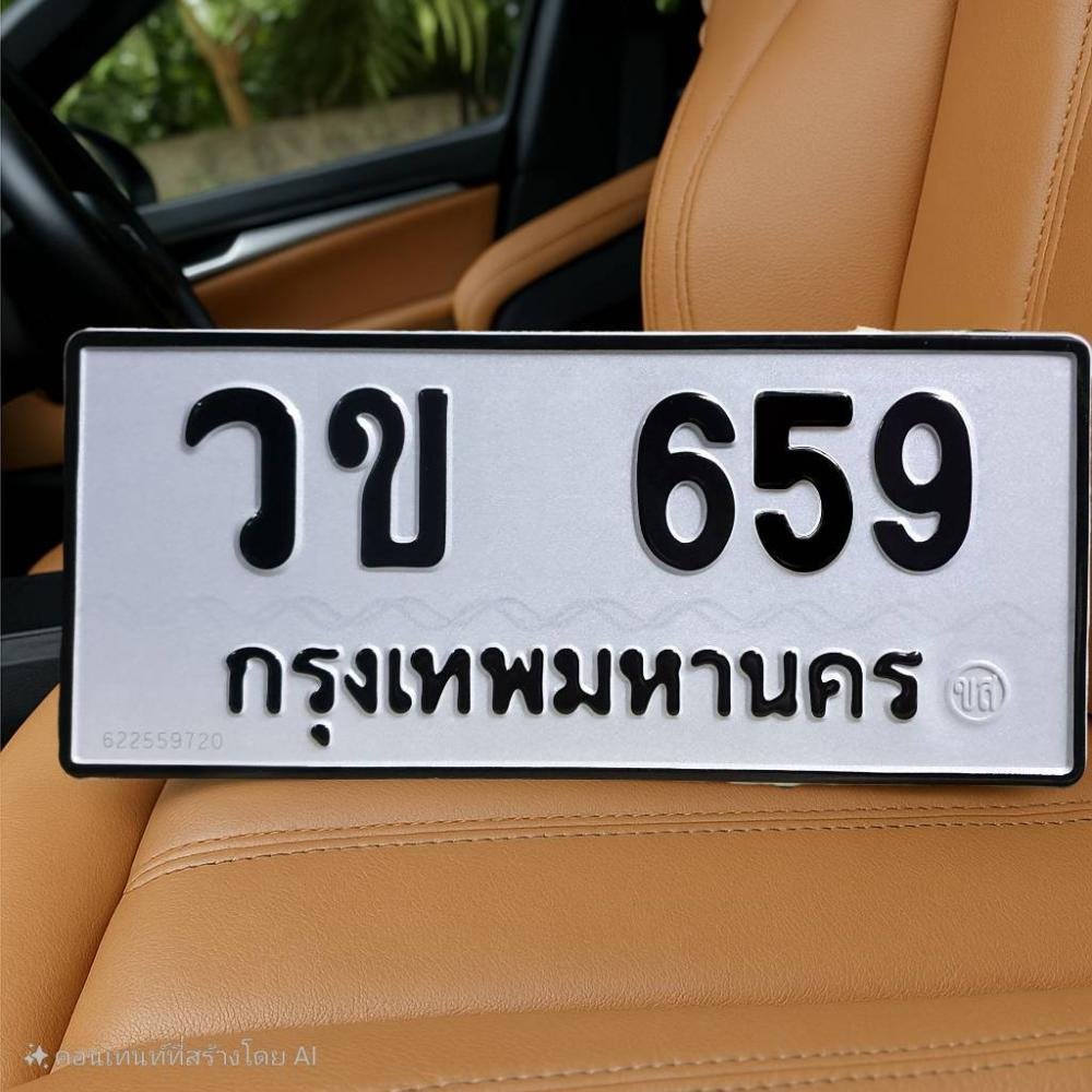 ภาพป้ายทะเบียน วข 659 ของจริง